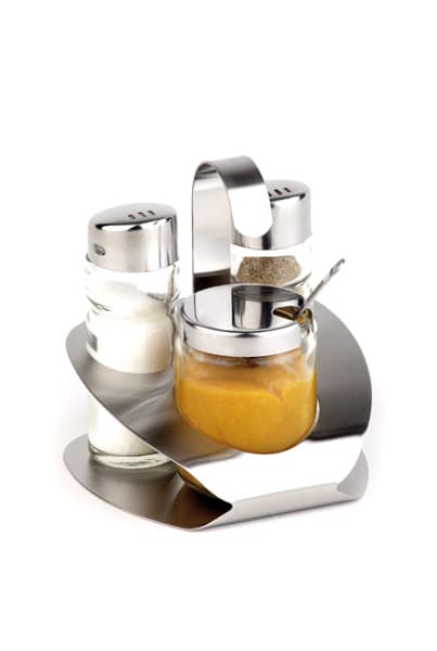 Pro menage, 3 db. pepper, salt & mustard set