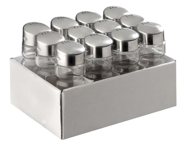 Salt-/ Pepper-spreader each átm. 3 cm, M: 9 cm