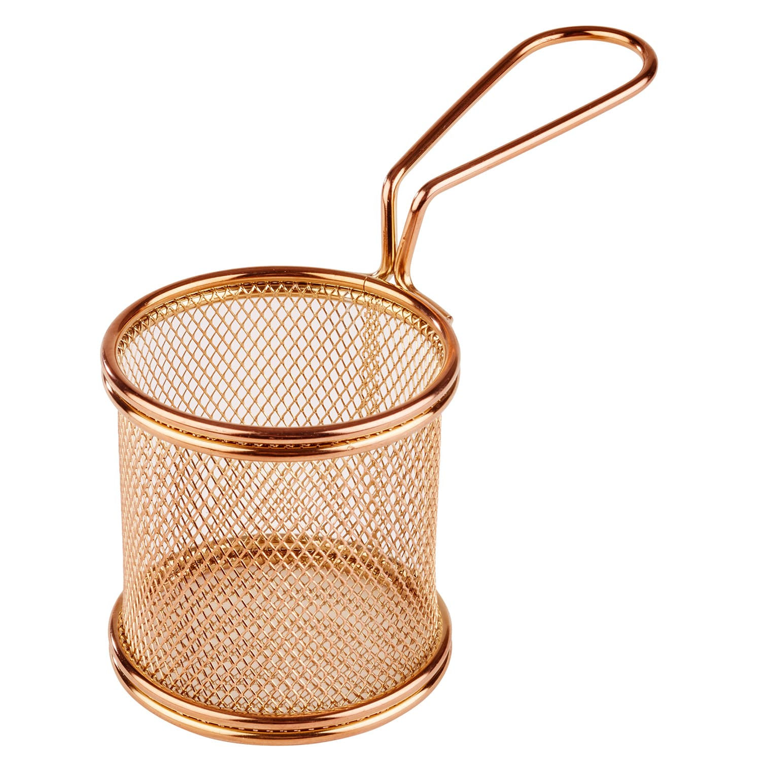 Fry baskets átm. 8 cm, m: 7,5 cm,handle 9,5cm