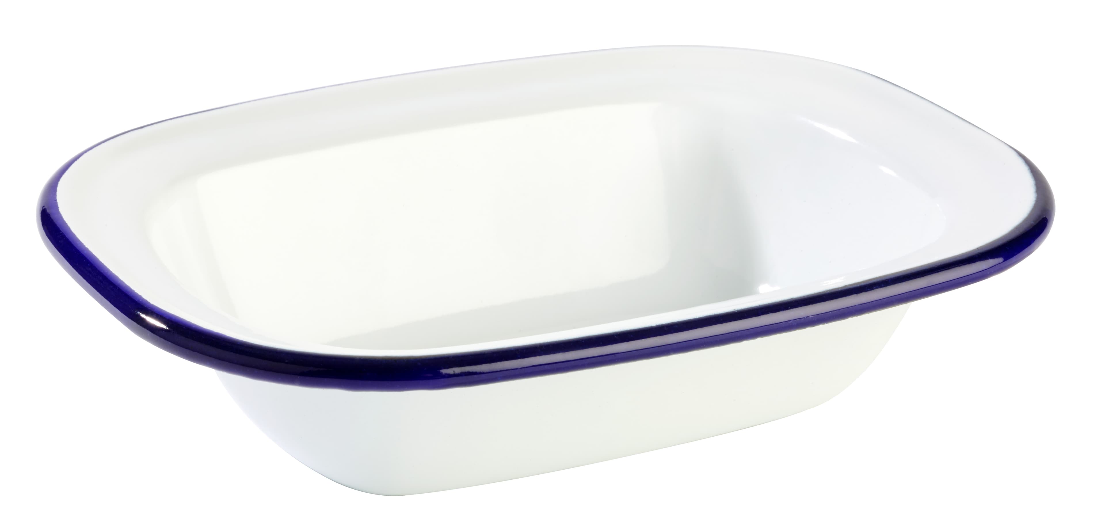 Enamelware tál 18 x 13,5 cm, m: 4 cm