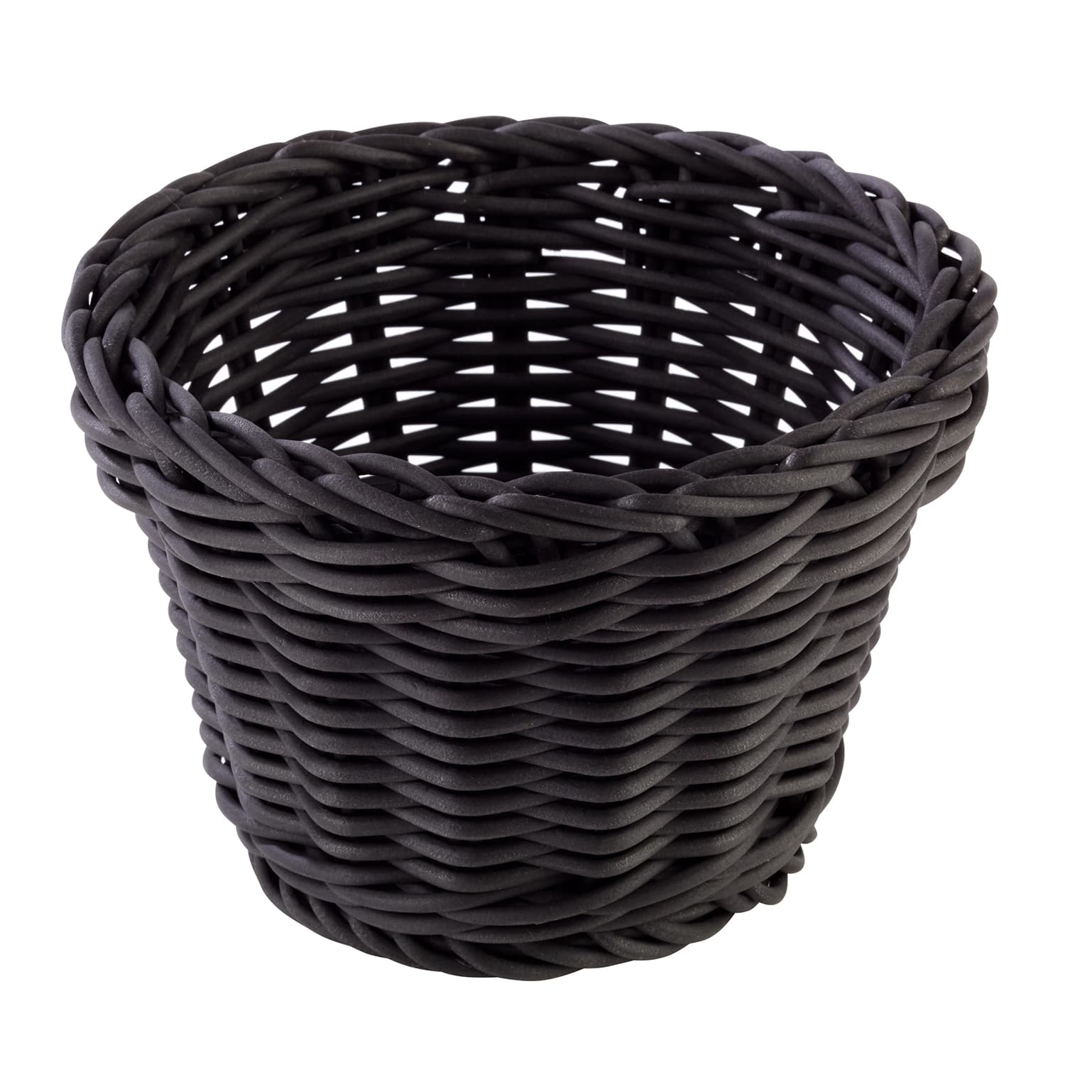 Kosár fekete átm. 13 cm, m: 10 cm