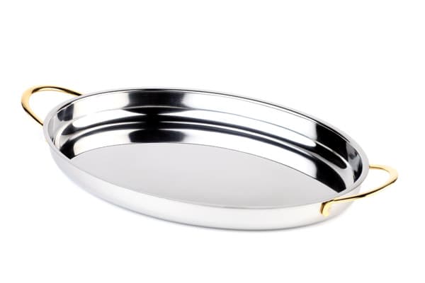 Gratin serpenyő, 0,8 liters oval 31 x 21.5, height 3.5 cm