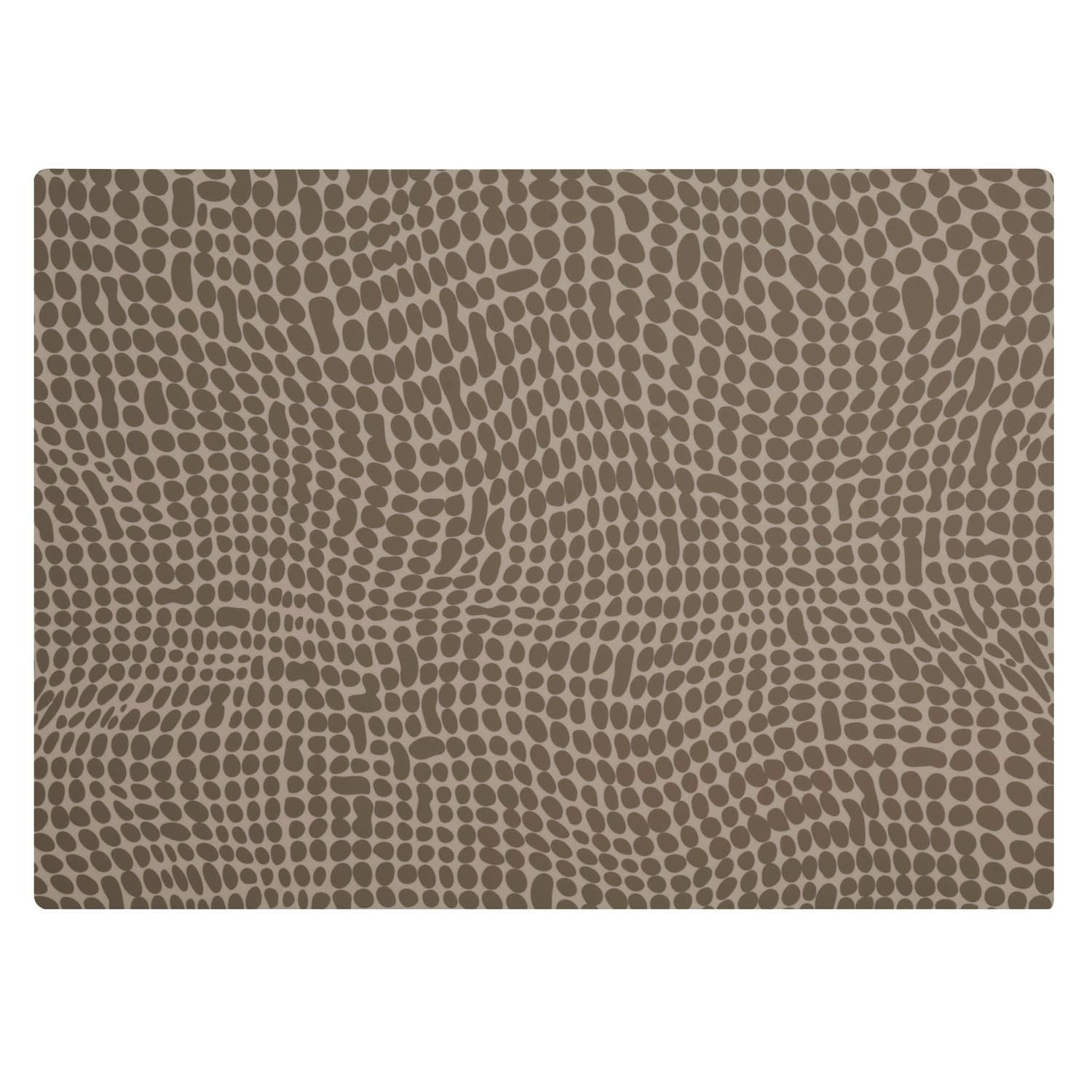Tányéralátét - világos barna szilikon 60591 45 x 33 cm