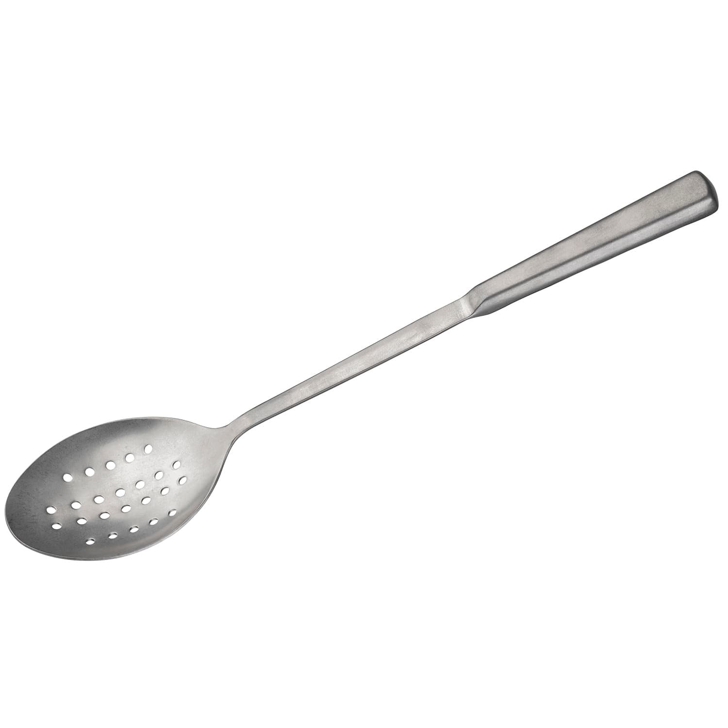 Tálalókanál, perforated rozsdamentes acél 75922 9,5 x 7 cm, handle: 23,5 cm