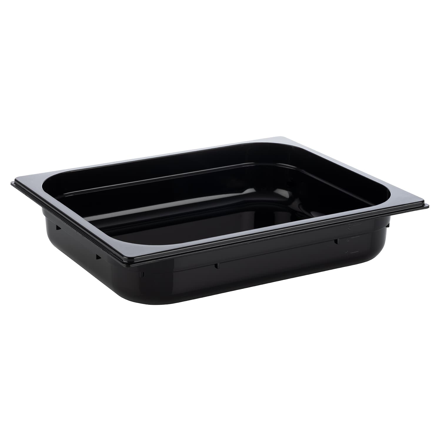 GN 1/2 container fekete 32,5 x 26,5 cm, depth: 65 mm