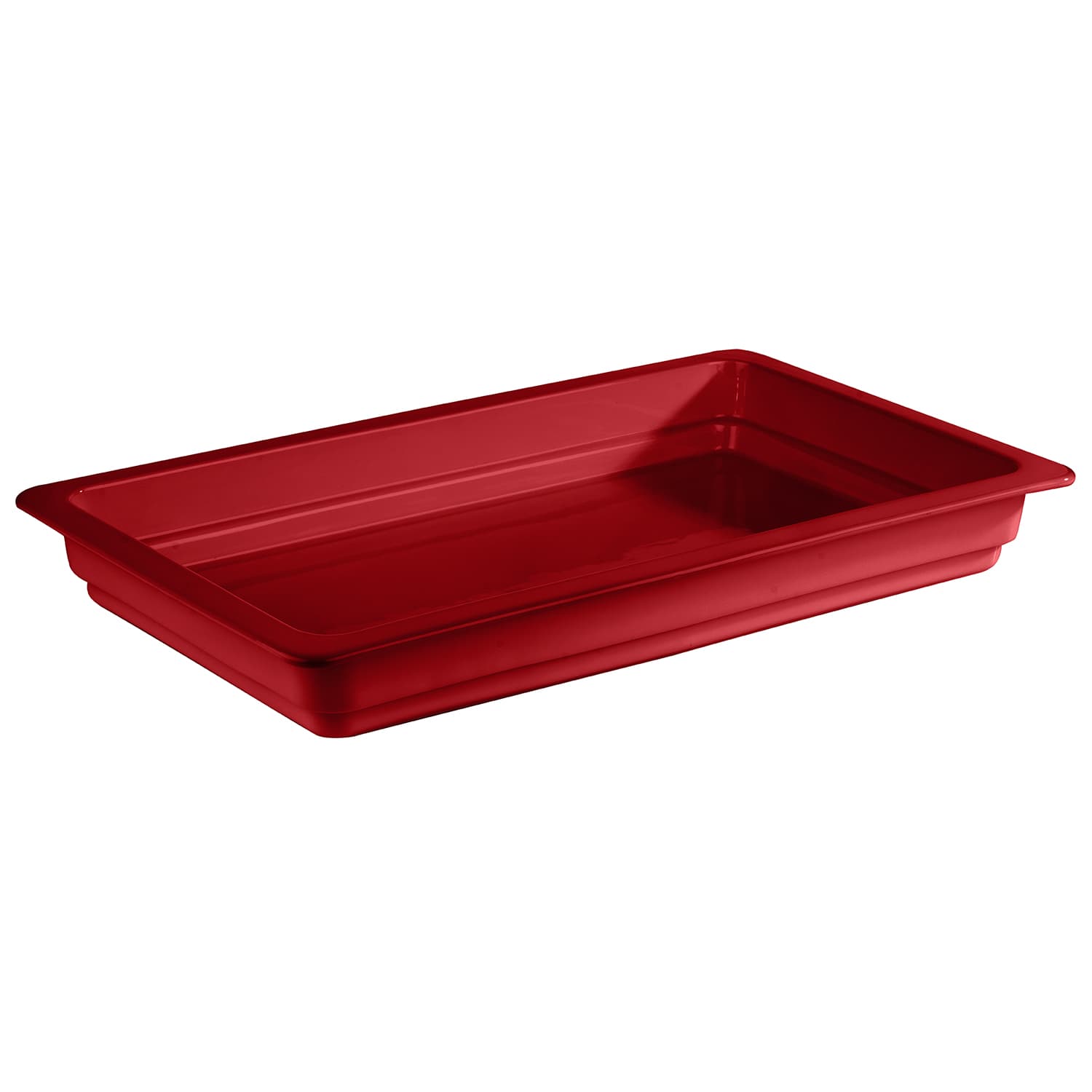GN 1/1 container piros 53 x 32,5 cm, m: 6 cm