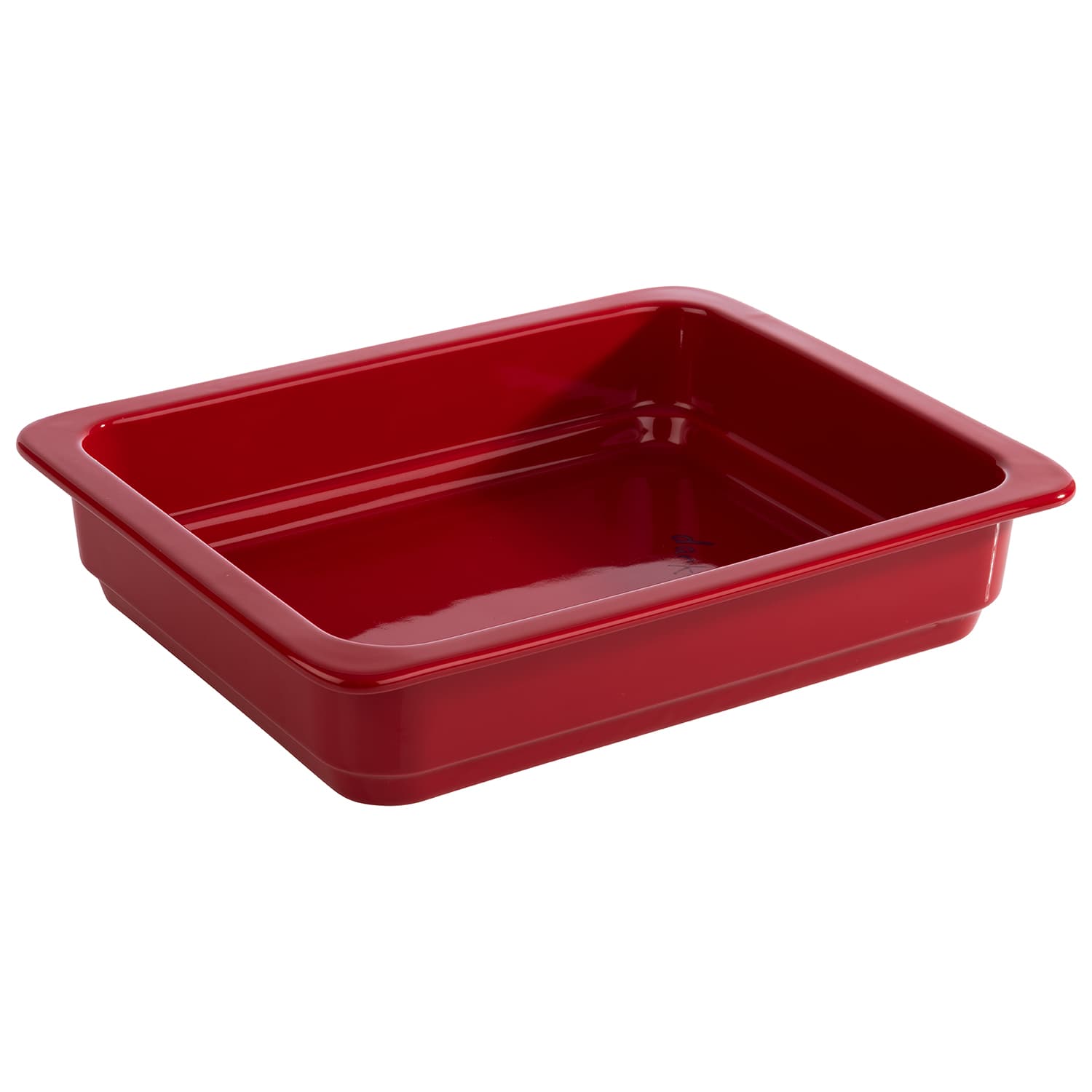GN 1/2 container piros 32,5 x 26,5 cm, m: 6 cm