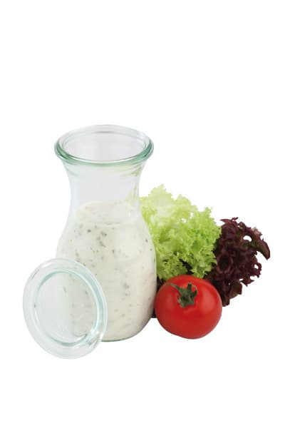 Weck-bottles lids átm. 6 cm, m: 14,5 cm, 0,25 l