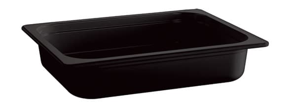 Ecoline GN 1/2 container fekete 32,5 x 26,5 cm, depth: 65 mm