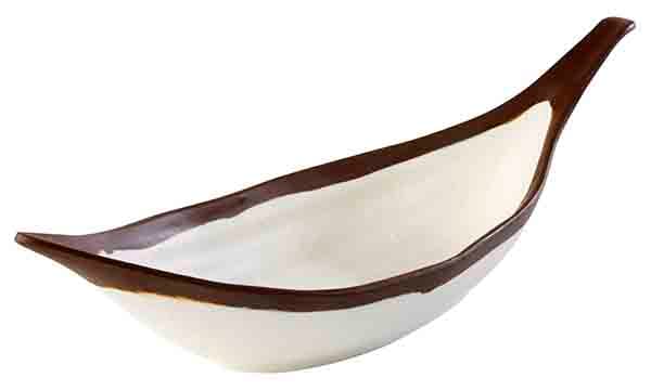 Crocker leaf krém 30,5 x 10 cm, m: 7,5 cm