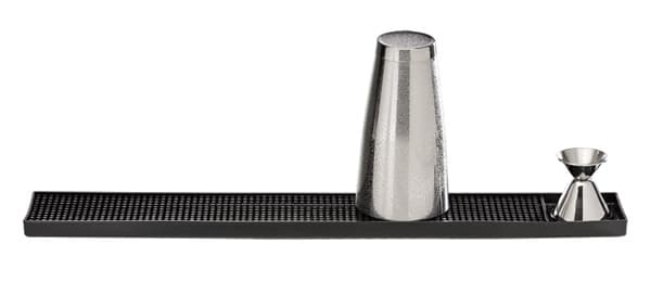 Bar-alátét fekete műanyag 93168 60 x 8 cm, M: 1,7 cm