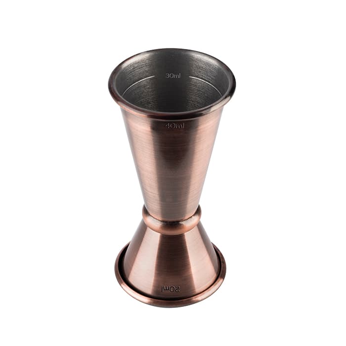 Jigger rézszín rozsdamentes acél 93352 átm. 4,5 cm, m: 9 cm