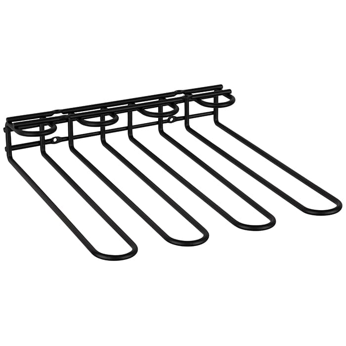 Pohár rack fekete 29,5 x 32 cm, m: 6 cm