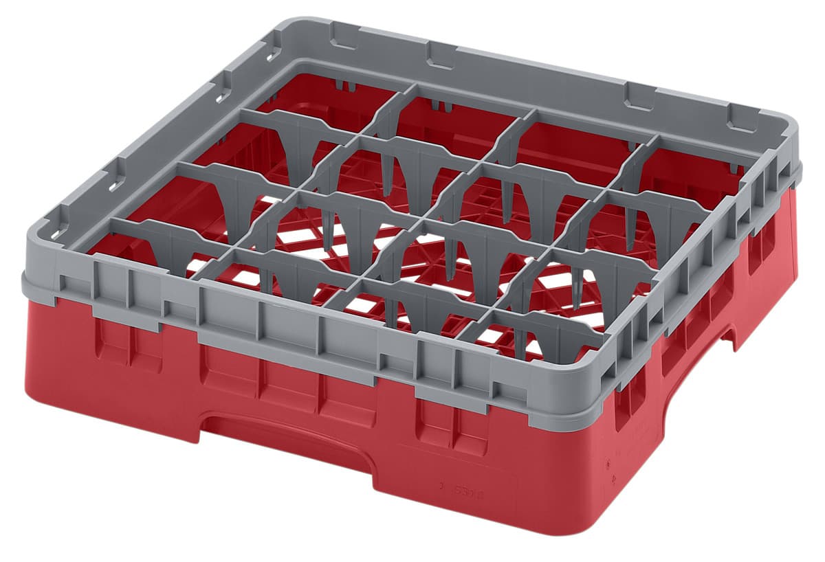 Dishwasher kosár 16-comp. max, piros, Ø 10,9 cm