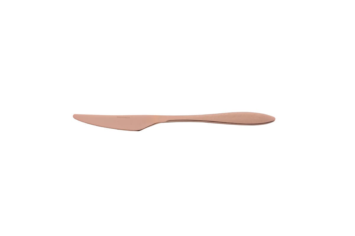 Gioia PVD kőmosott matt bronz 18/10 desszertes knif