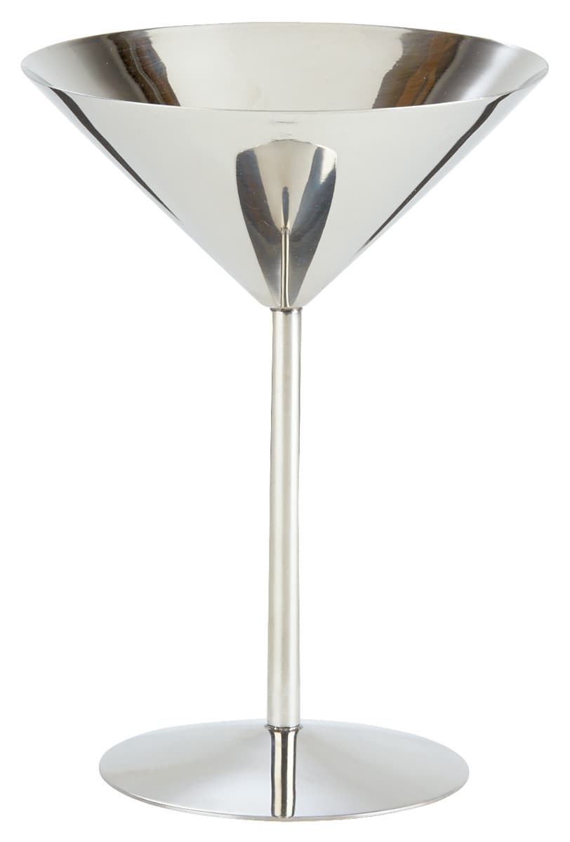 Rozsdamentes acél martinis pohár magas 220 ml