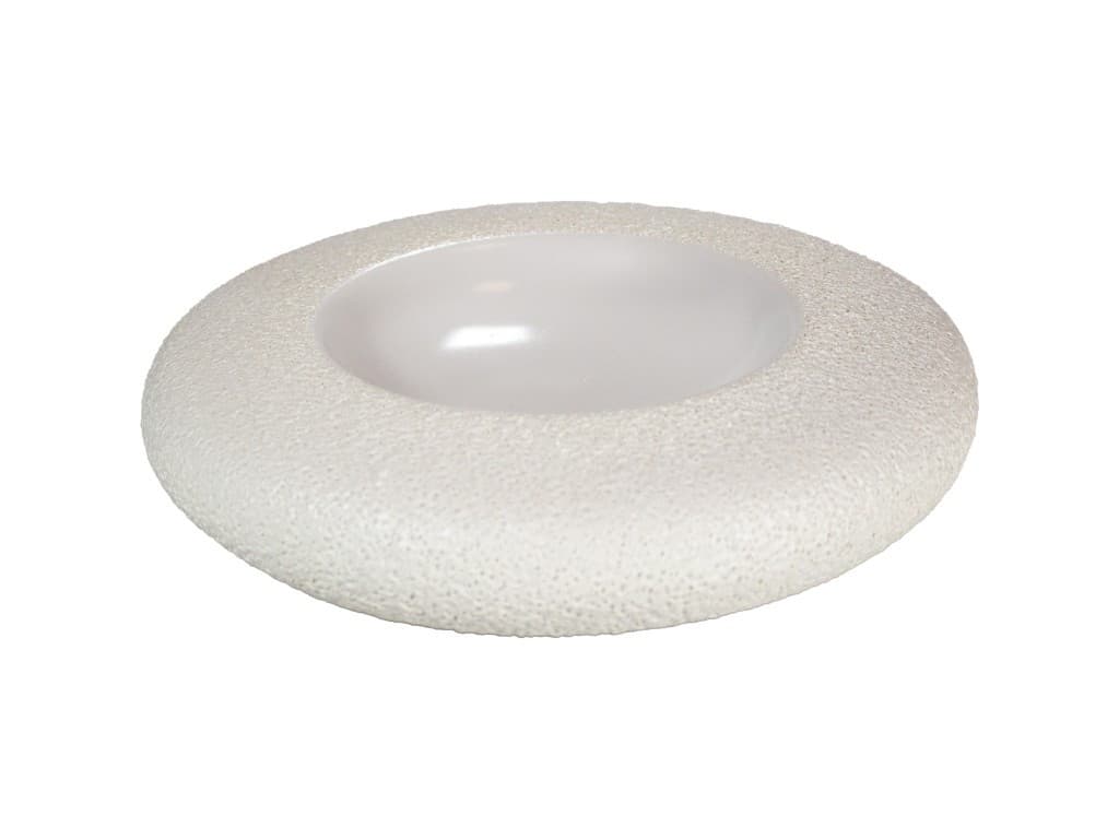 Fánk L 22cm Vulcanic fehér