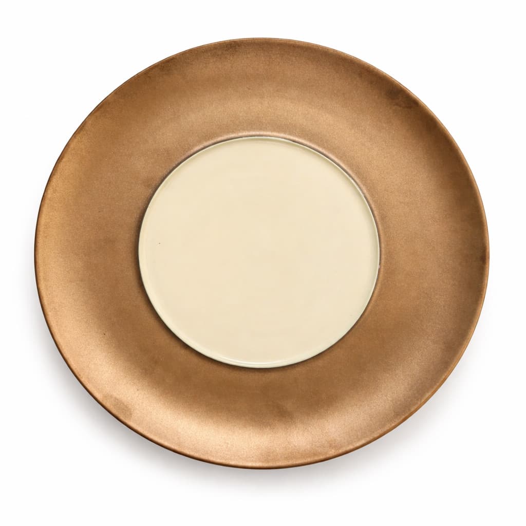 Studio Raw Gold Metallic tányér arany / arany metál 33,7 x 2,9 cm