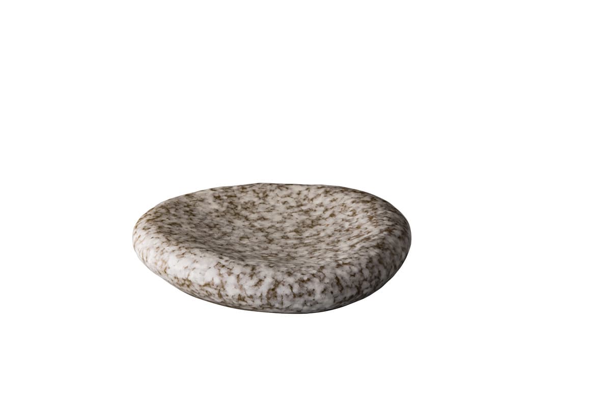 Studio Raw Rock párna tányér szürke 11,1 x 2,4 cm