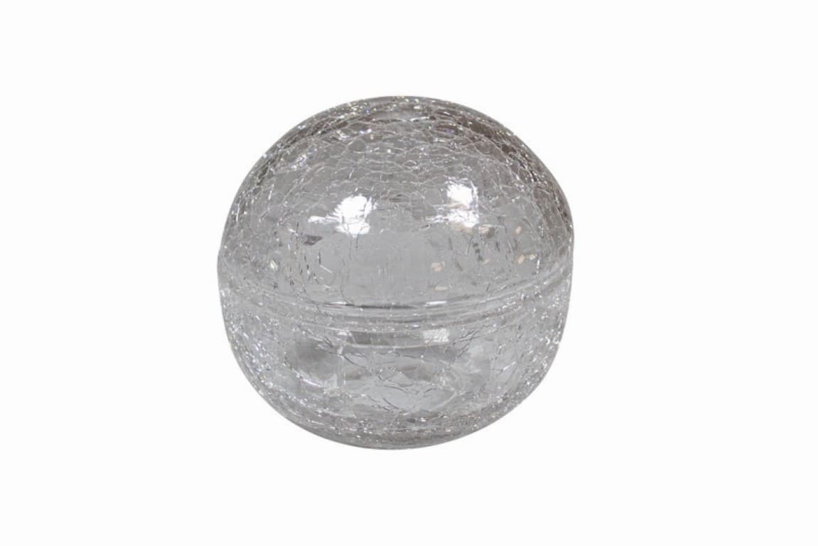 Studio Raw Crackled Glass fedeles tál átlátszó 12 cm