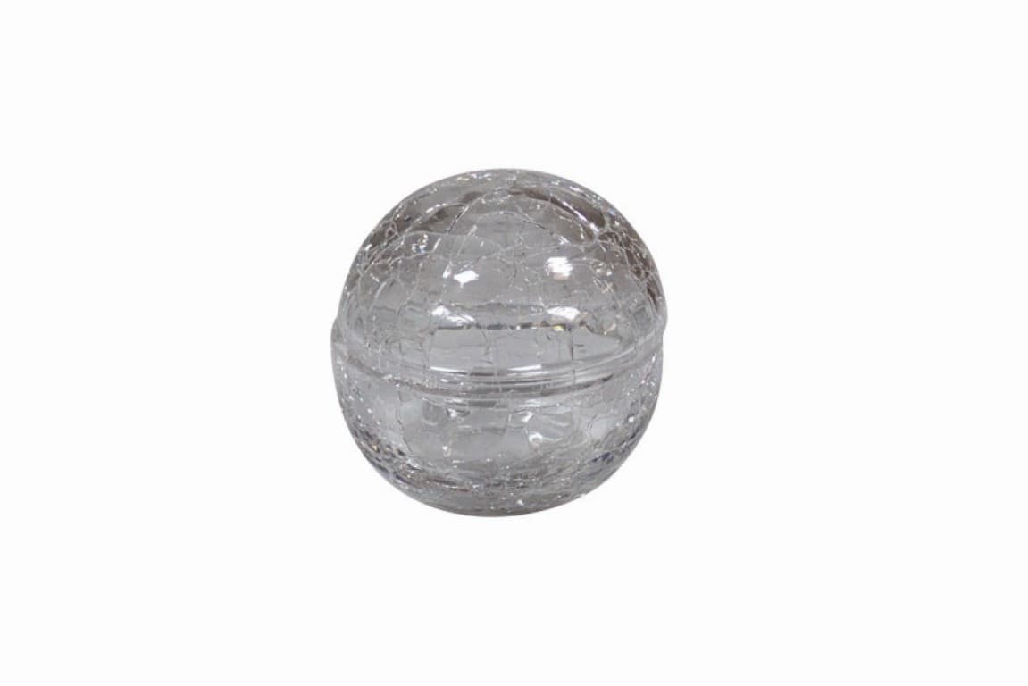 Studio Raw Crackled Glass fedeles tál átlátszó 7 cm