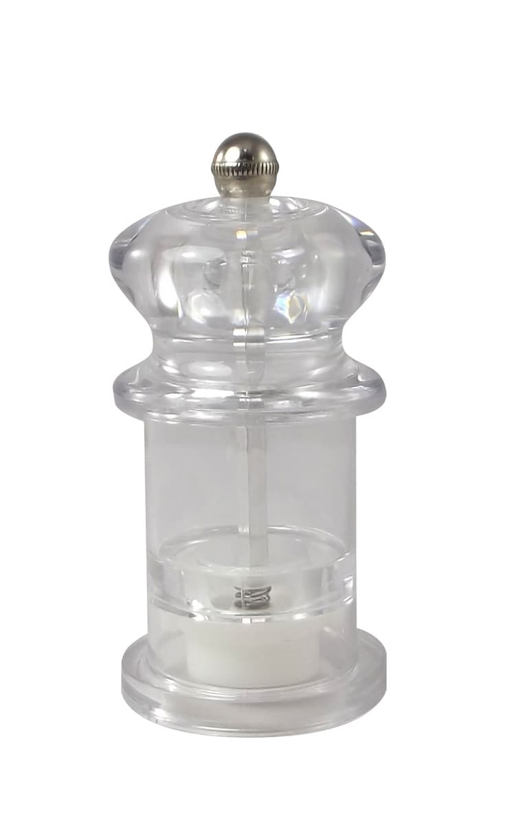 Acrylic salt/pepper mill universal 10 cm