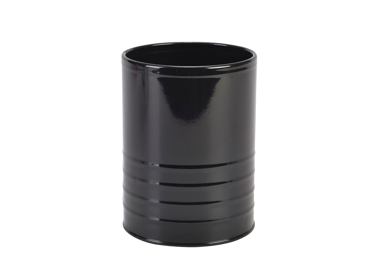 Horganyzott acél csésze, fekete, Ø 11 cm, 1300 ml