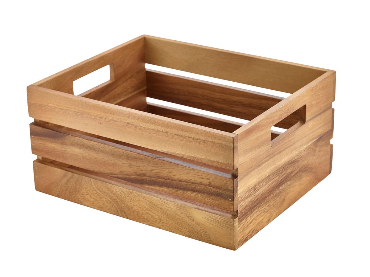 Akácfa doboz GN 1/2, 32,5 x 26,5 x 15,3 cm