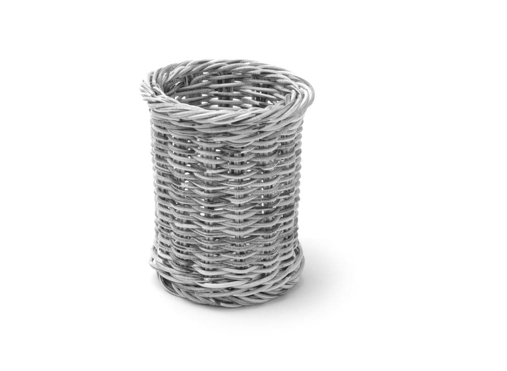 Evőeszköz kosár - Világos szürke - ⌀100x(H)120mm