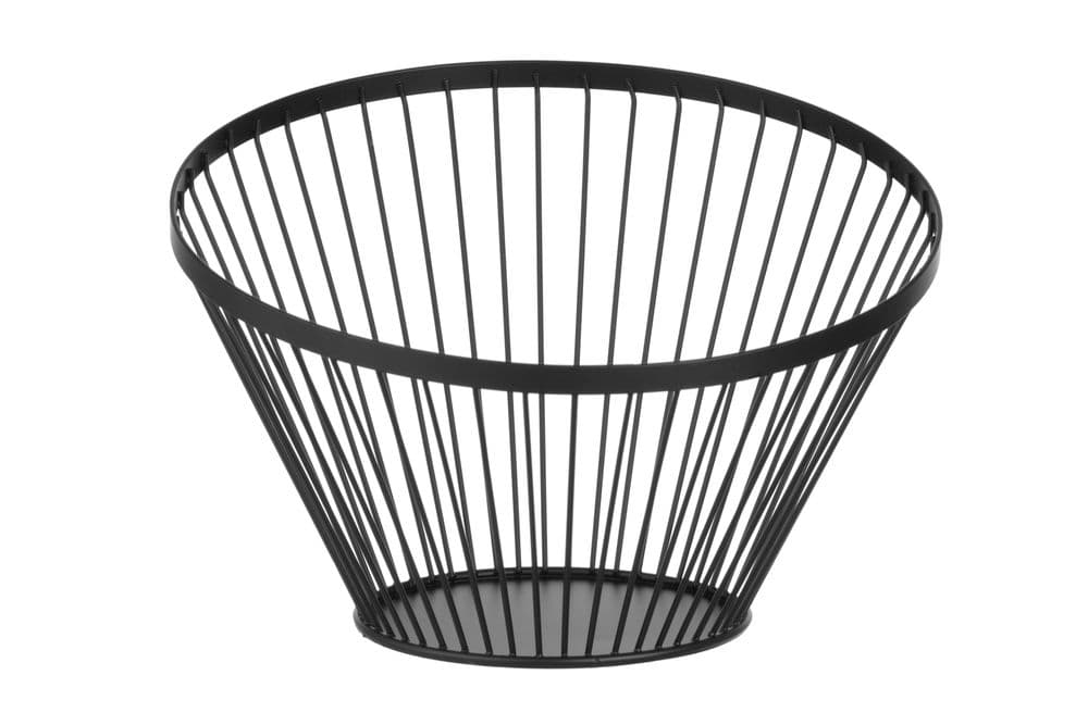 Gyümölcsös kosár fekete - ⌀300x(H)205mm