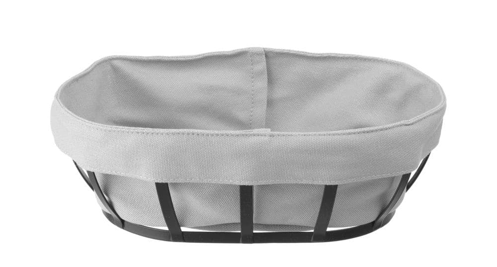 Süteményes kosár zsákkal - ovális - 250x160x(H)75mm