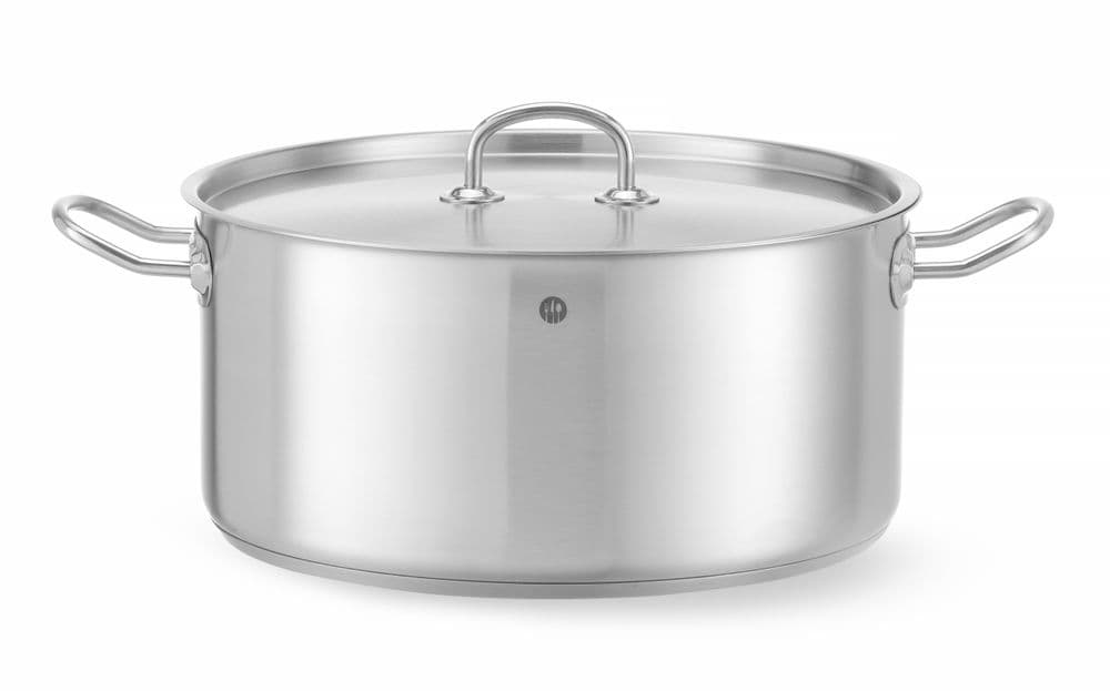 Alacsony fazék- fedővel - Kitchen Termékcsalád - 12L - ⌀320x(H)150mm