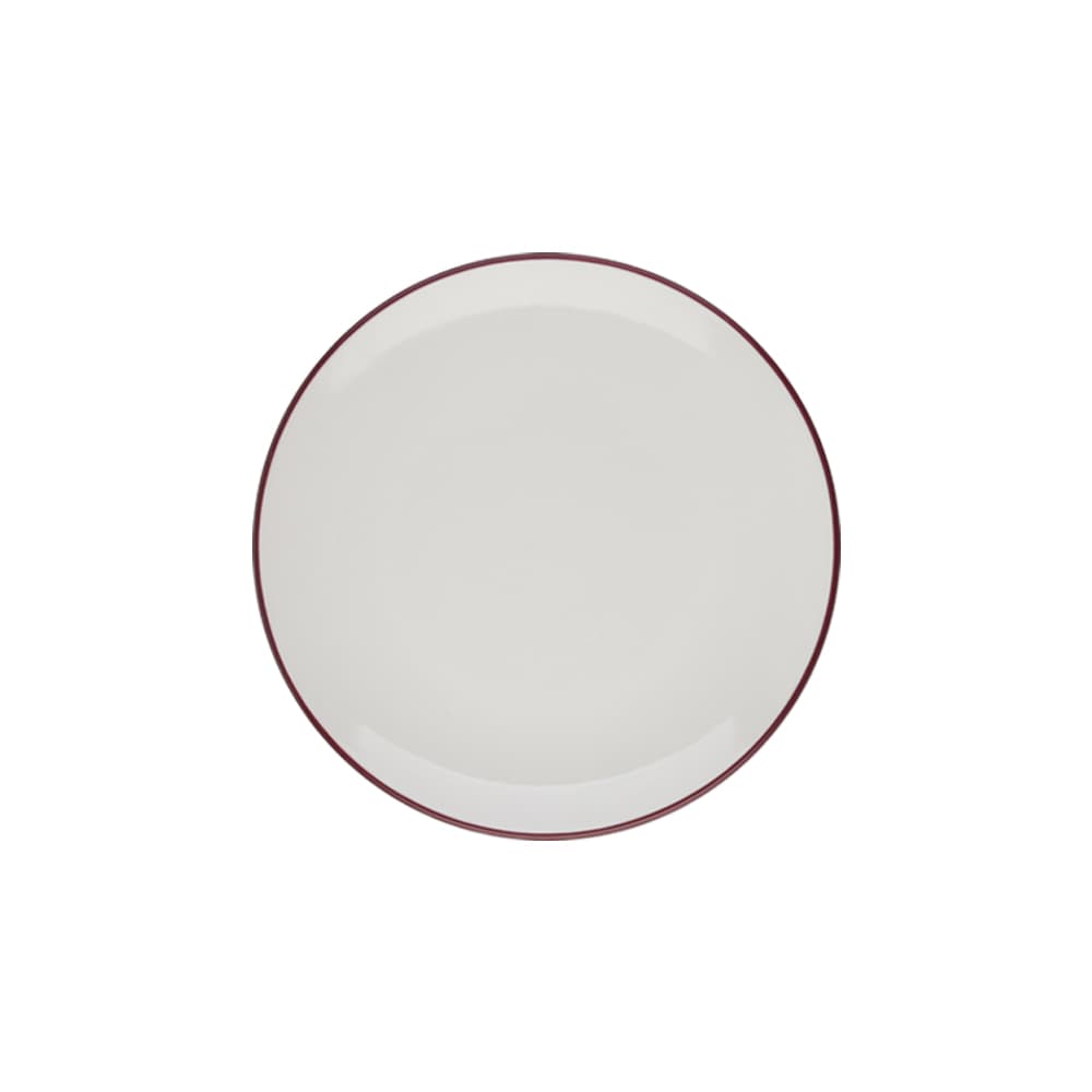 Modest Maroon Lona Flat Plate 21 cm