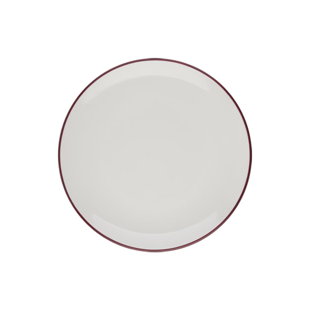 Modest Maroon Lona Flat Plate 23 cm