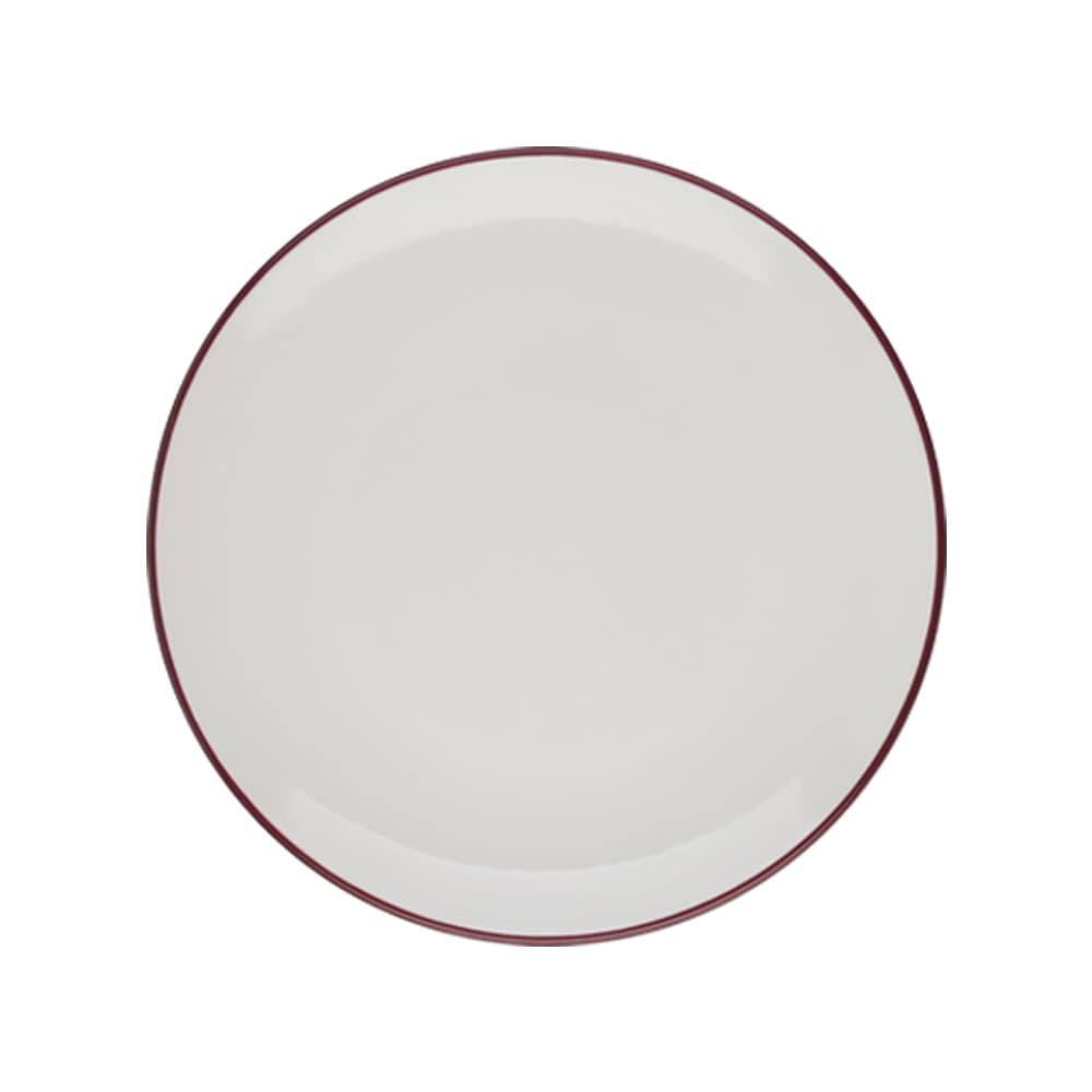 Modest Maroon Lona Flat Plate 27 cm