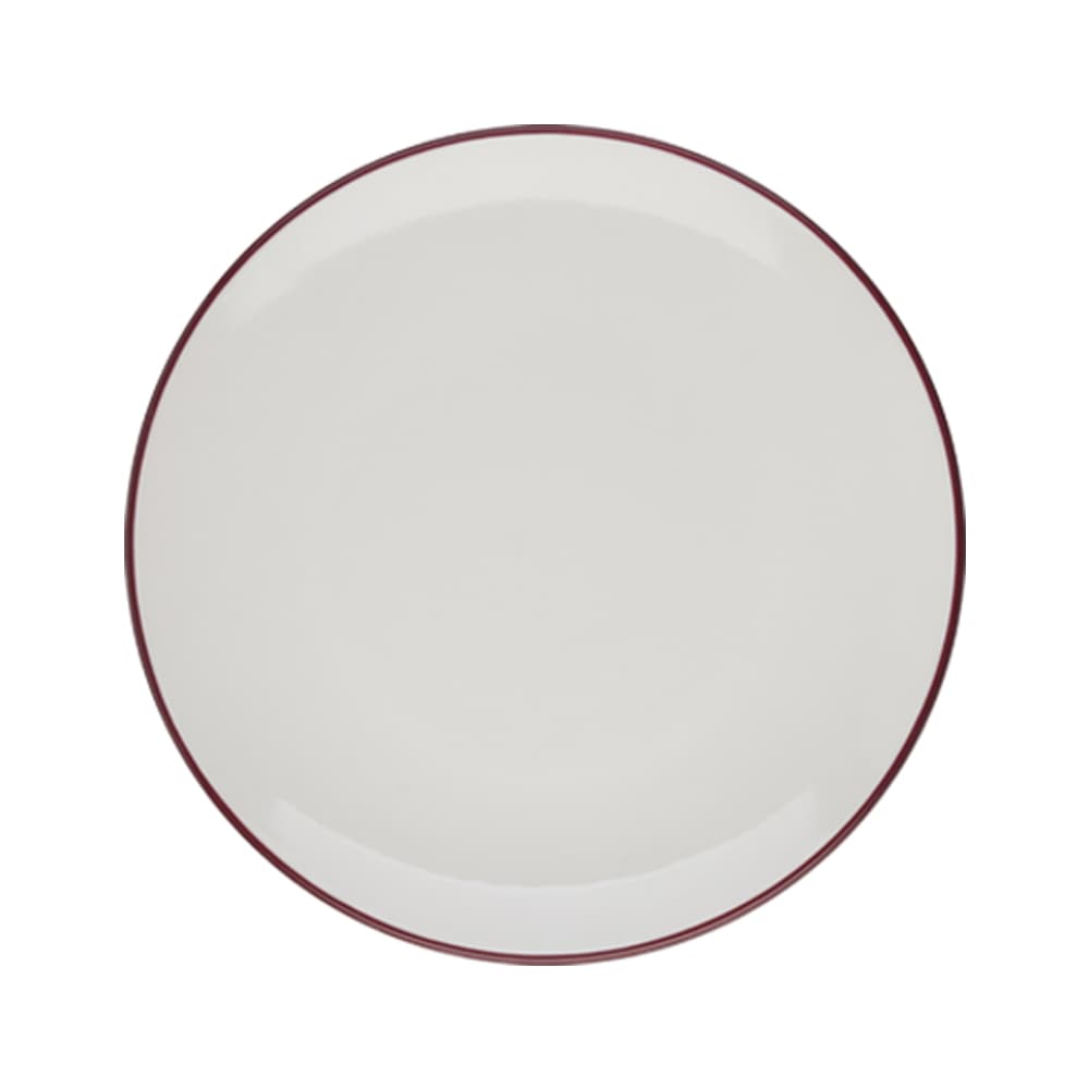 Modest Maroon Lona Flat Plate 30 cm