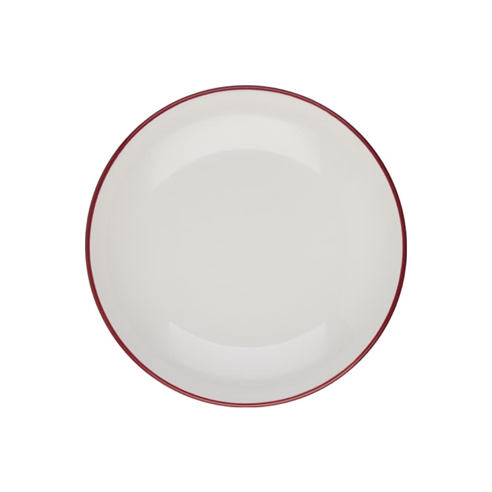 Modest Maroon Valle Deep Plate 25 cm
