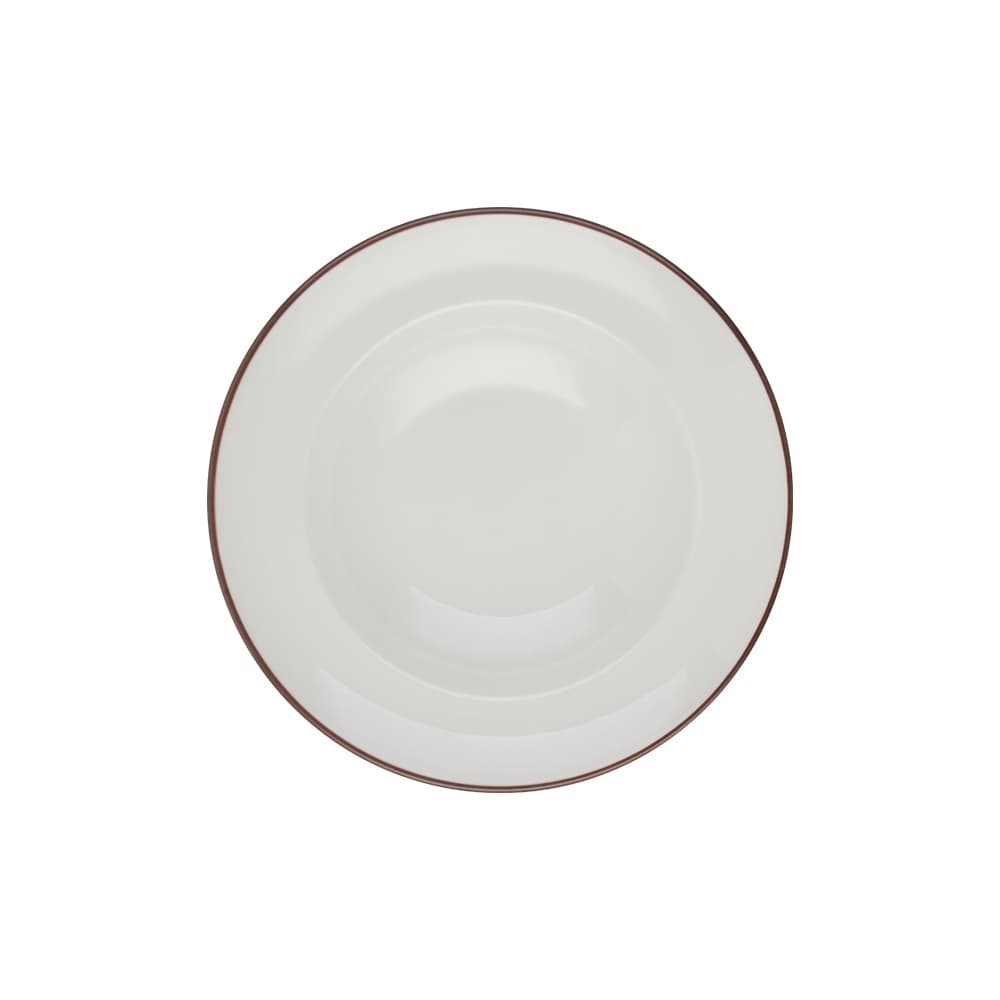 Modest Brown Deep Plate 20 cm