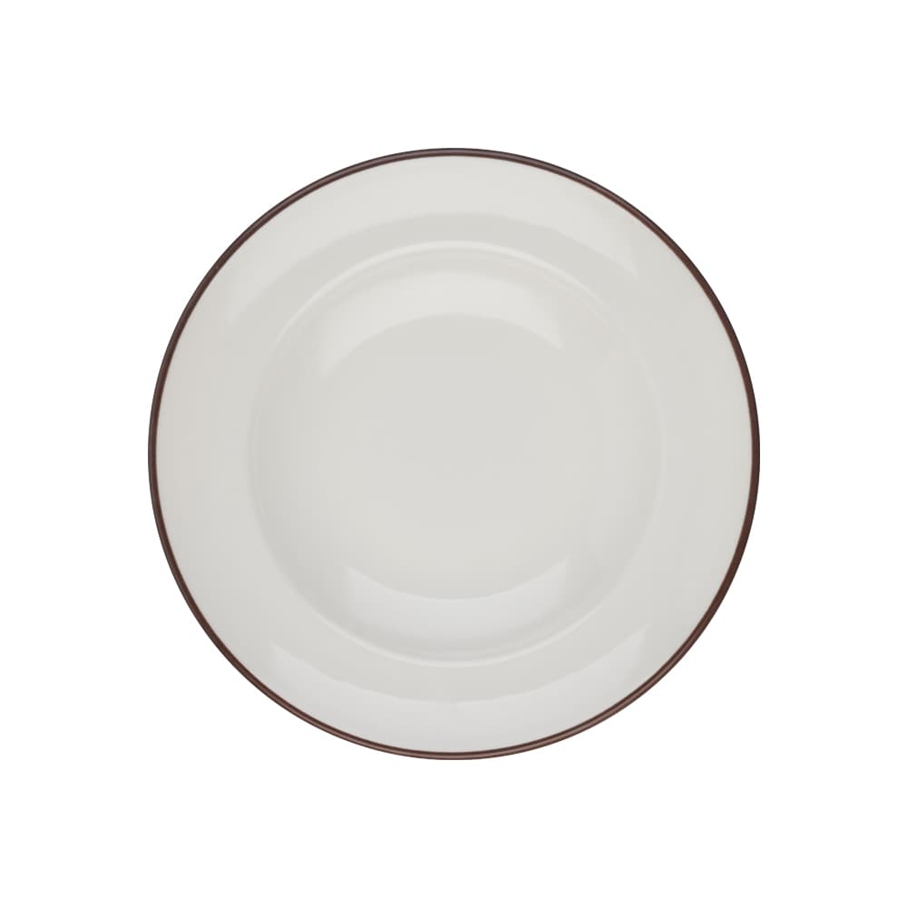 Modest Brown Pasta Plate 25 cm