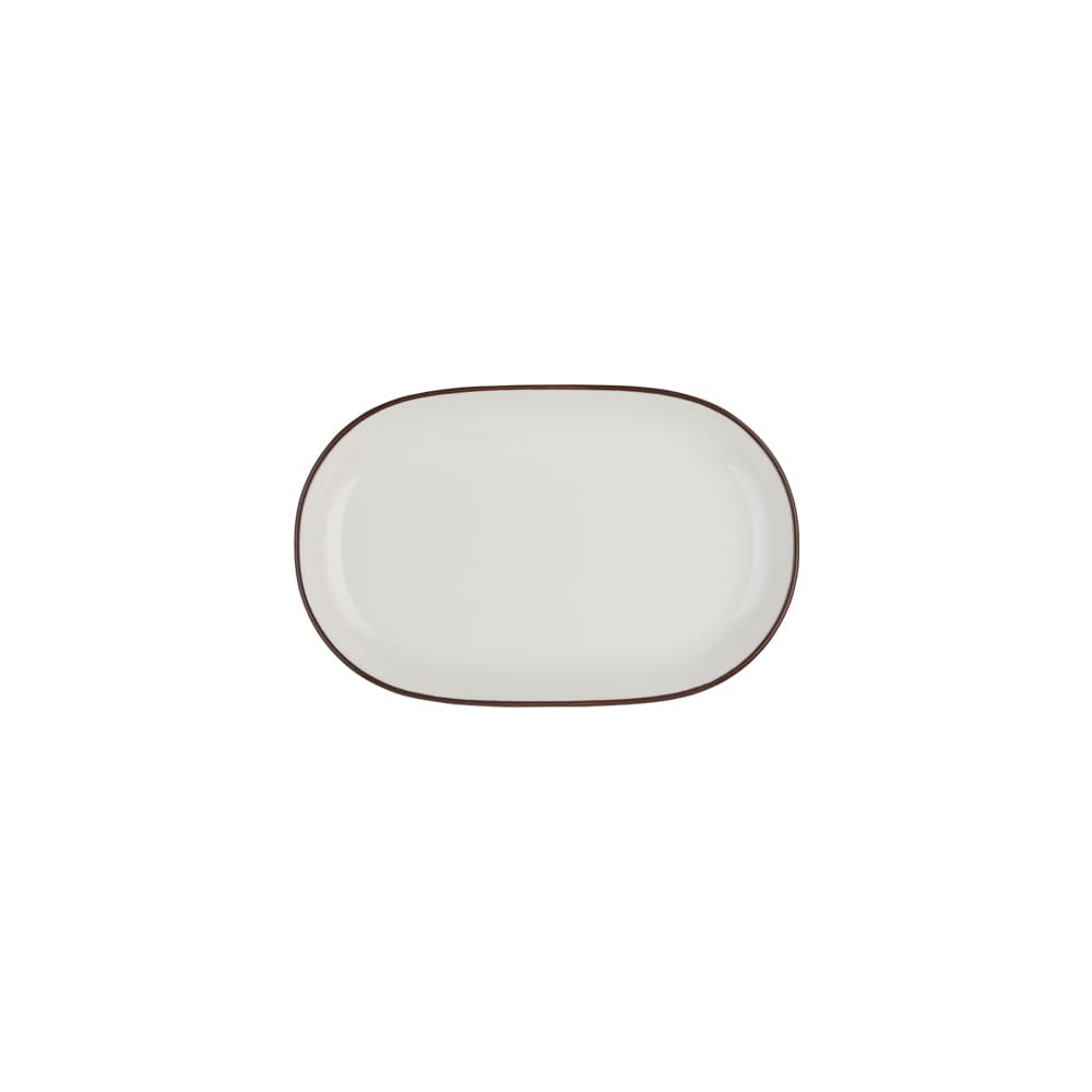 Modest Brown 23 cm Oval Platter