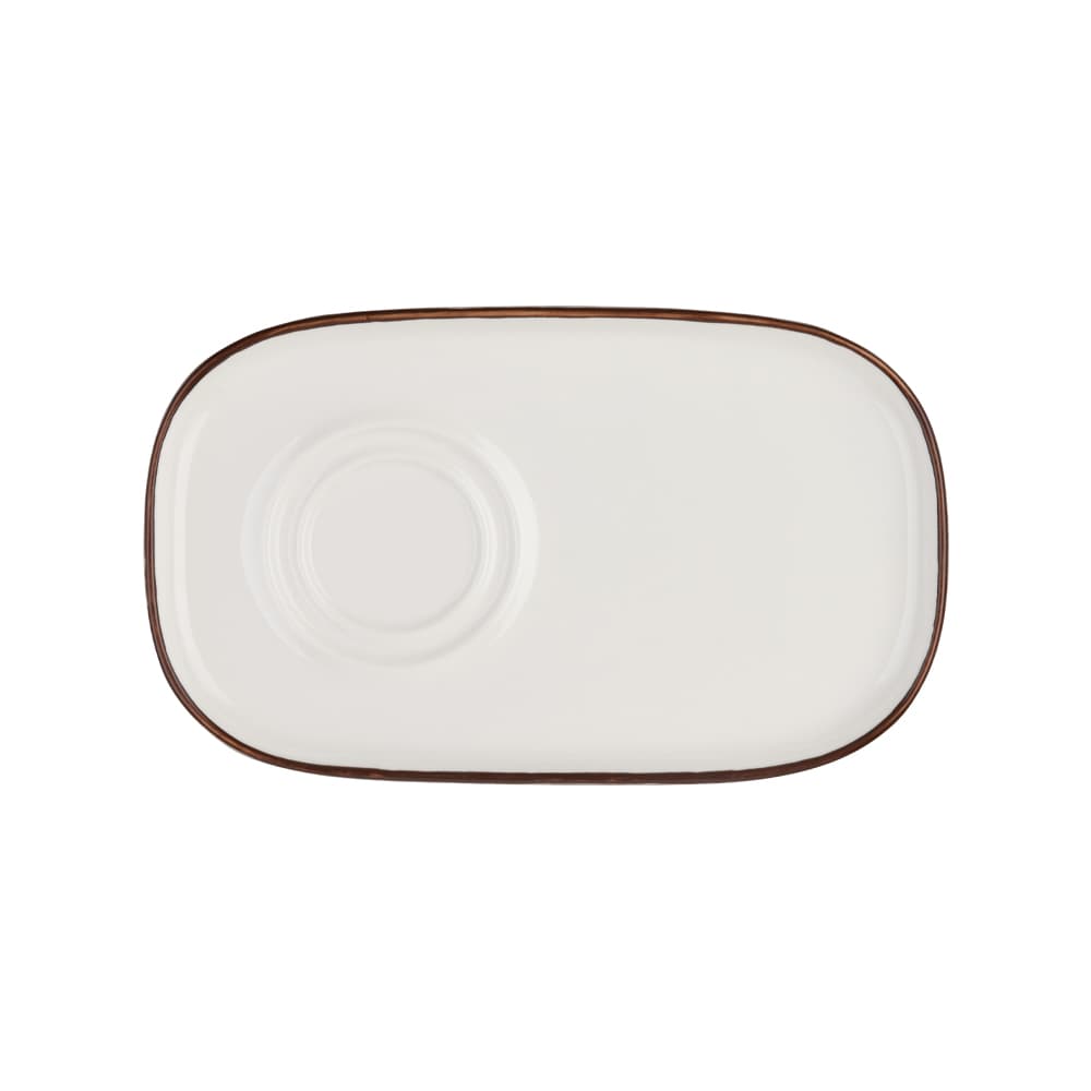Modest Brown Platter 22 cm