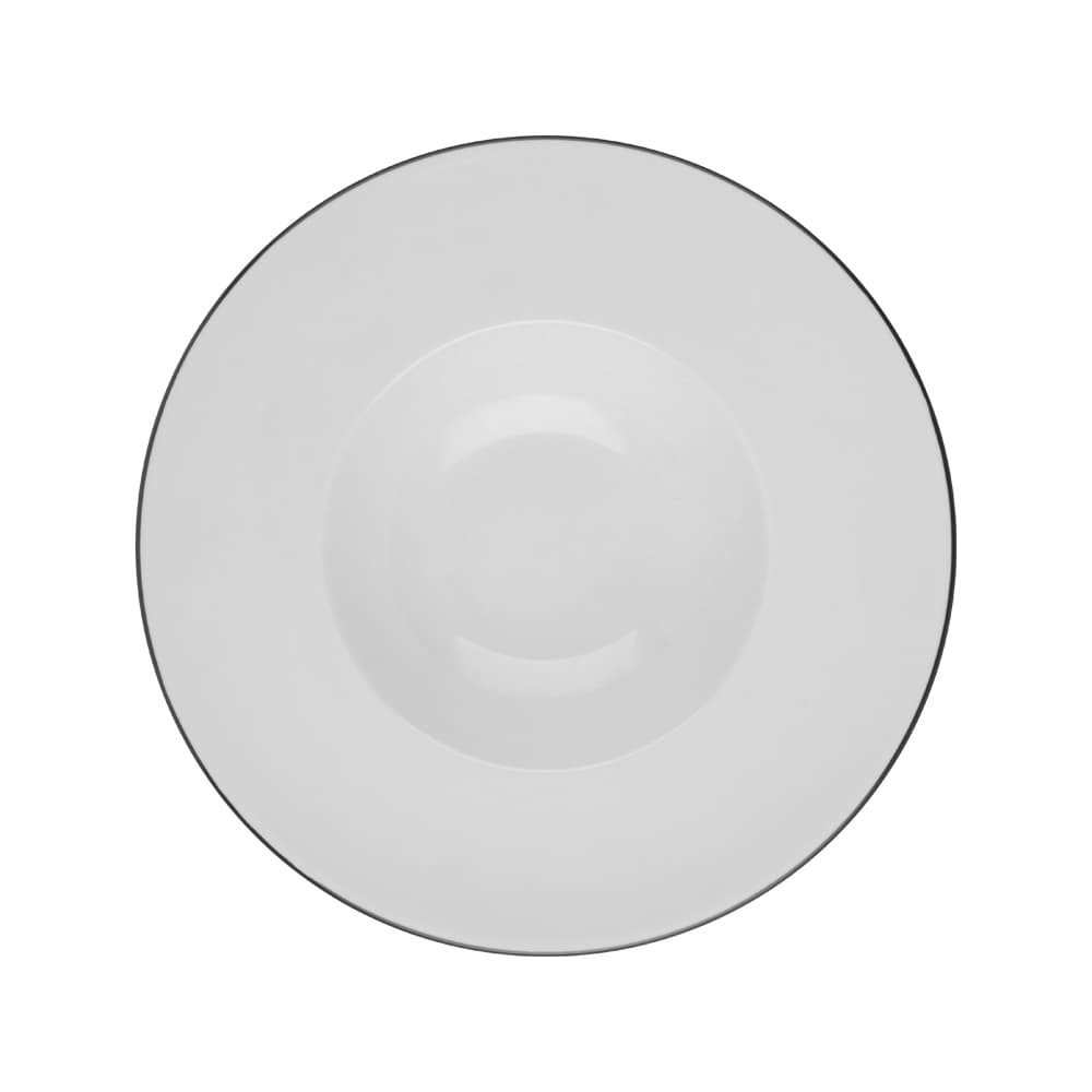 Modest Black Miro Deep Plate 29 cm