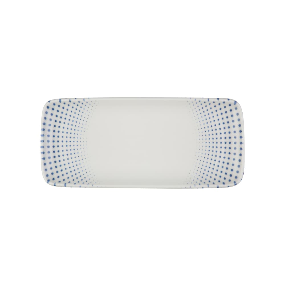Harmony Blue Quadro 22 cm Rectangle Plate