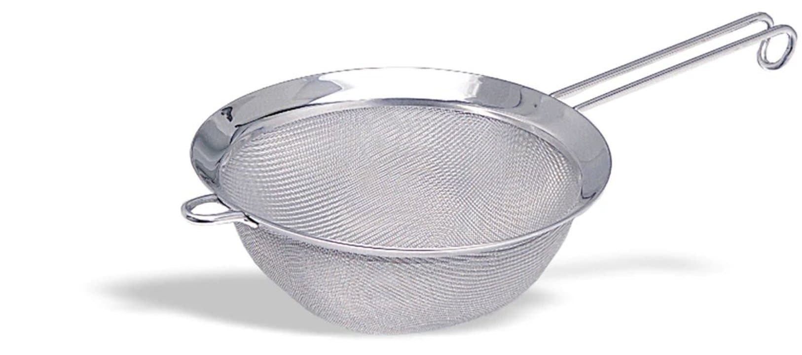 Half-sphere strainer 20 cm stainless steel with 0.7 mm mesh