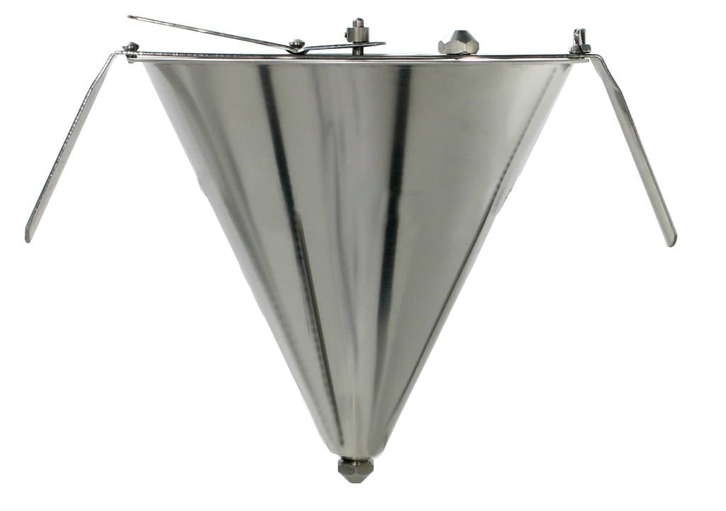 Confectionery funnel 2 liter 4 mm opening with 6 mm interchangeable nozzle