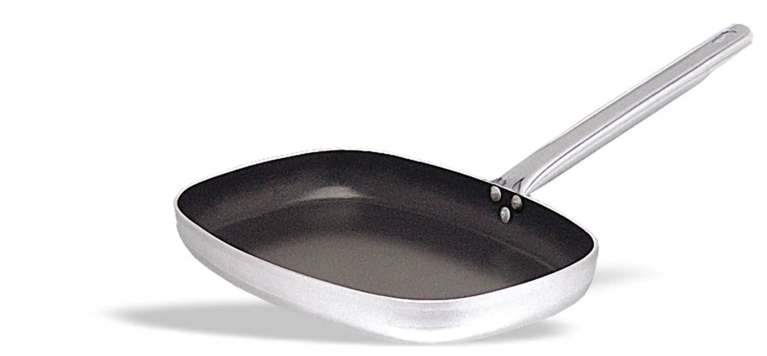 Alu Pro Ergos frying pan for fish 38 x 26 cm aluminum with nonstick coating