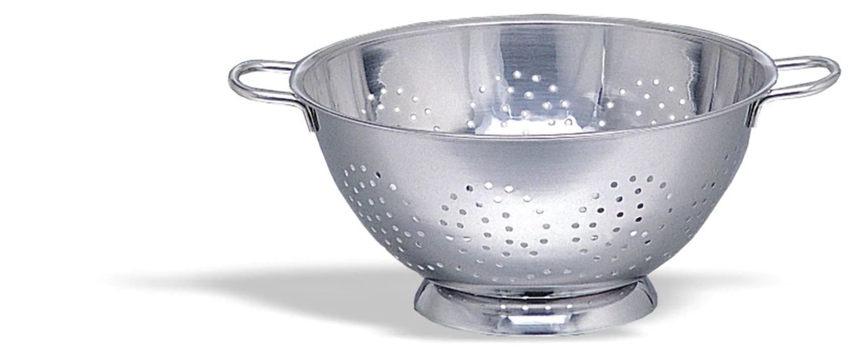 Colander 30 cm stainless steel with base
