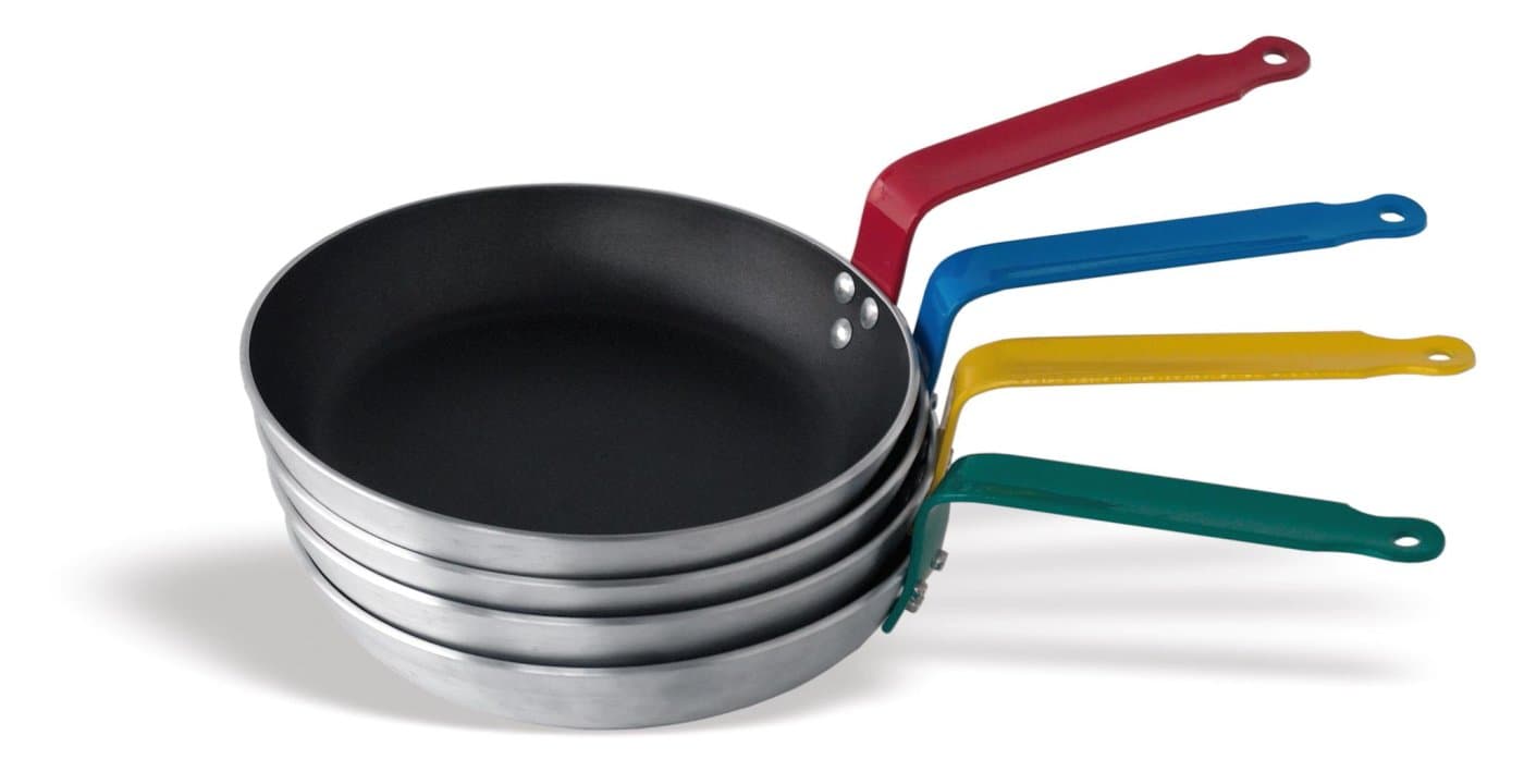 Alu Pro Hercules frying pan 32 cm aluminum with nonstick coating and green handle