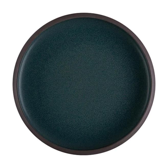 Teal Celesta lapostányér 27 cm
