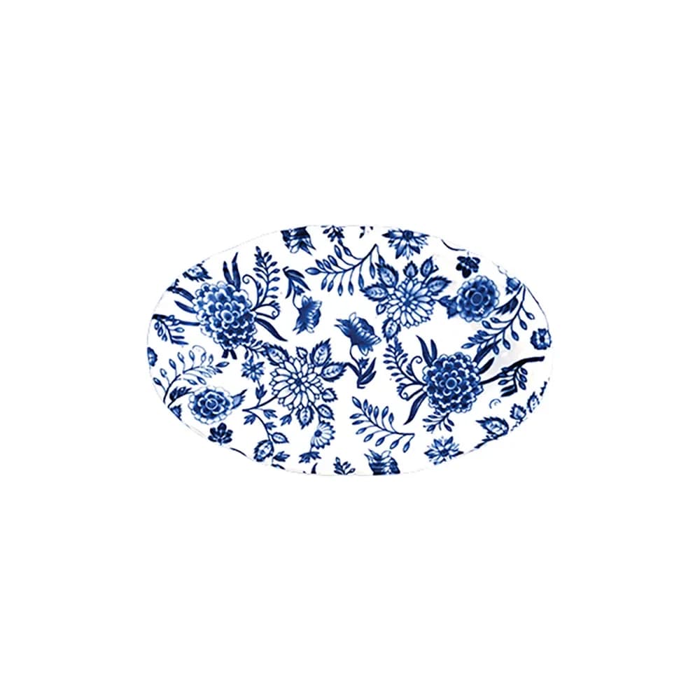 Herba Blue Fulya ovális tálalótál 21 cm